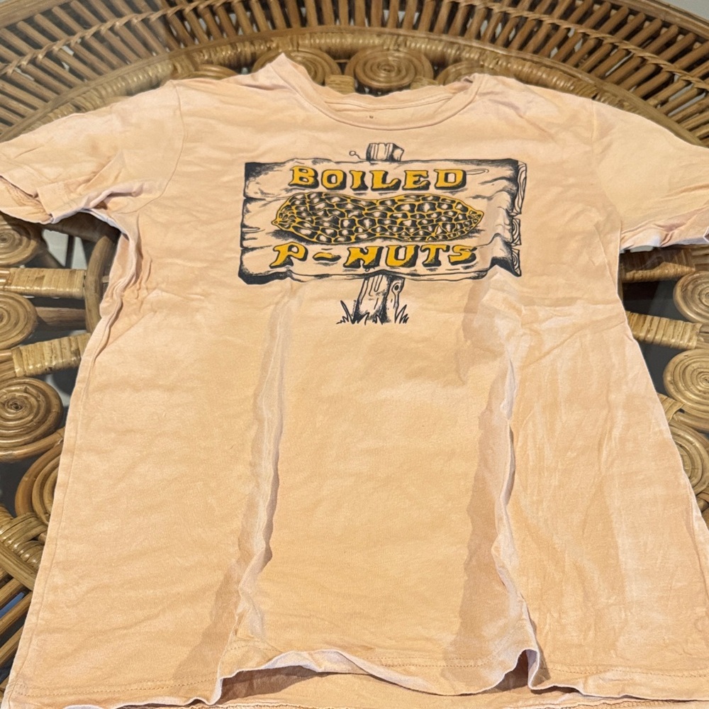 Bitter Southerner Boiled P-Nuts Tan Graphic T-Shirt